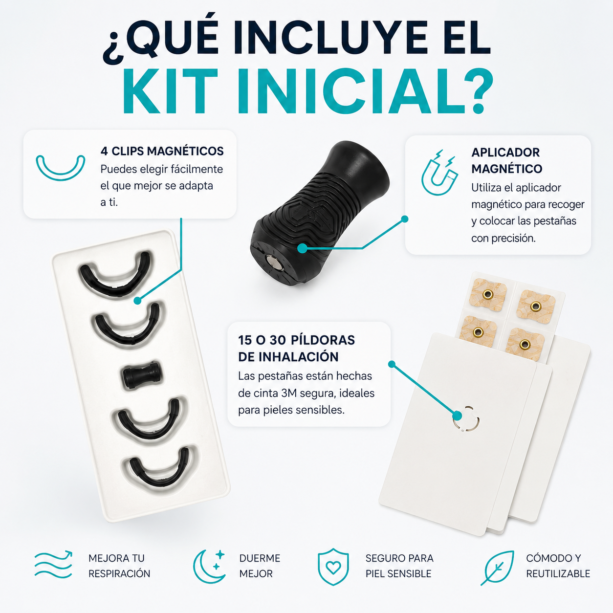 Dilatador Nasal Magnético Reutilizable