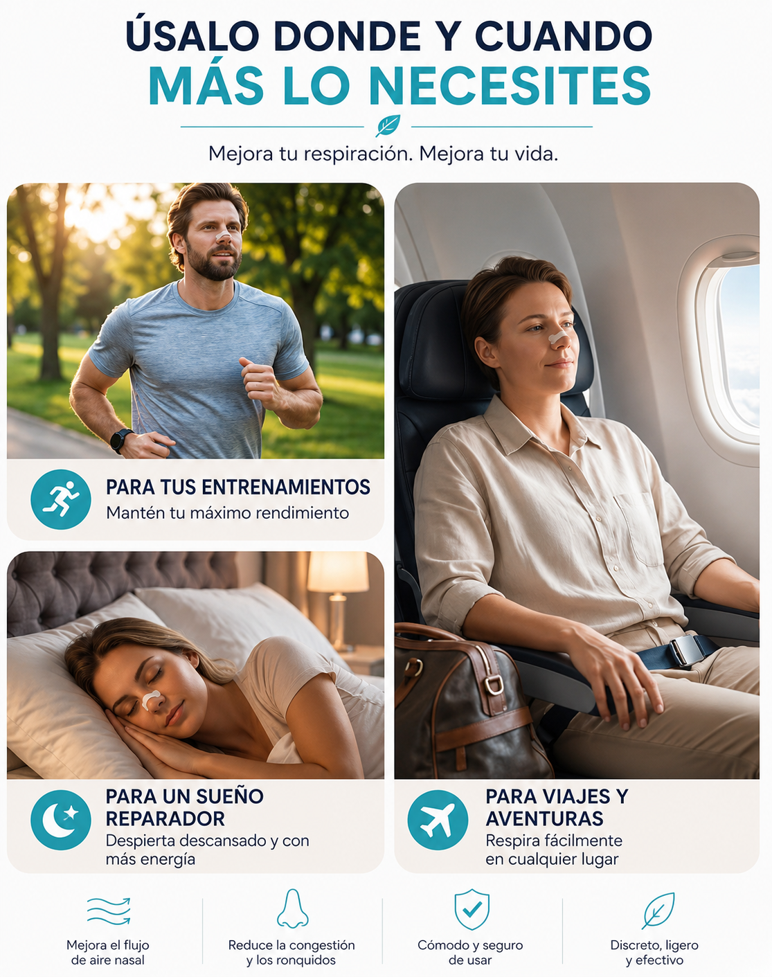 Dilatador Nasal Magnético Reutilizable