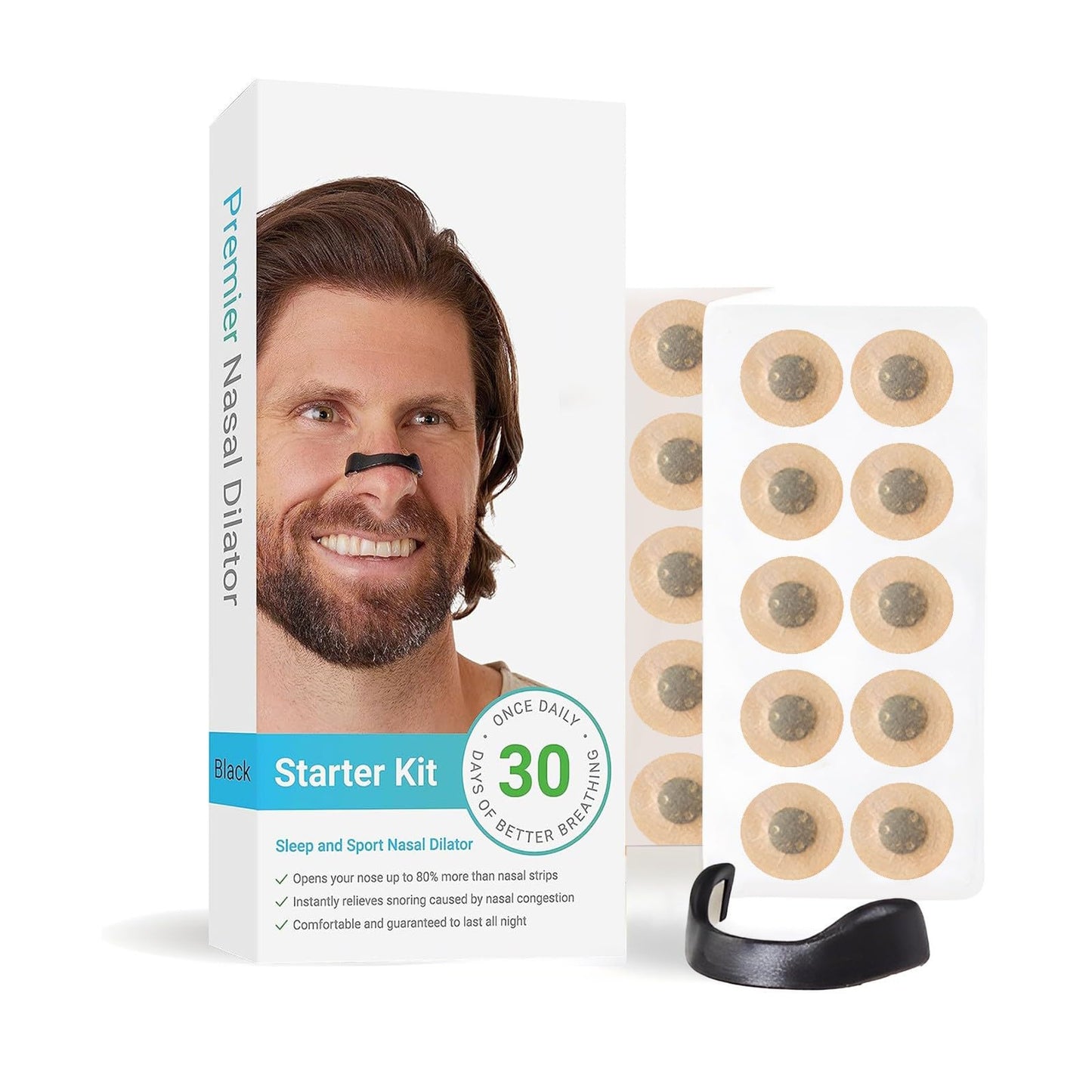 Dilatador nasal magnetico 30pcs
